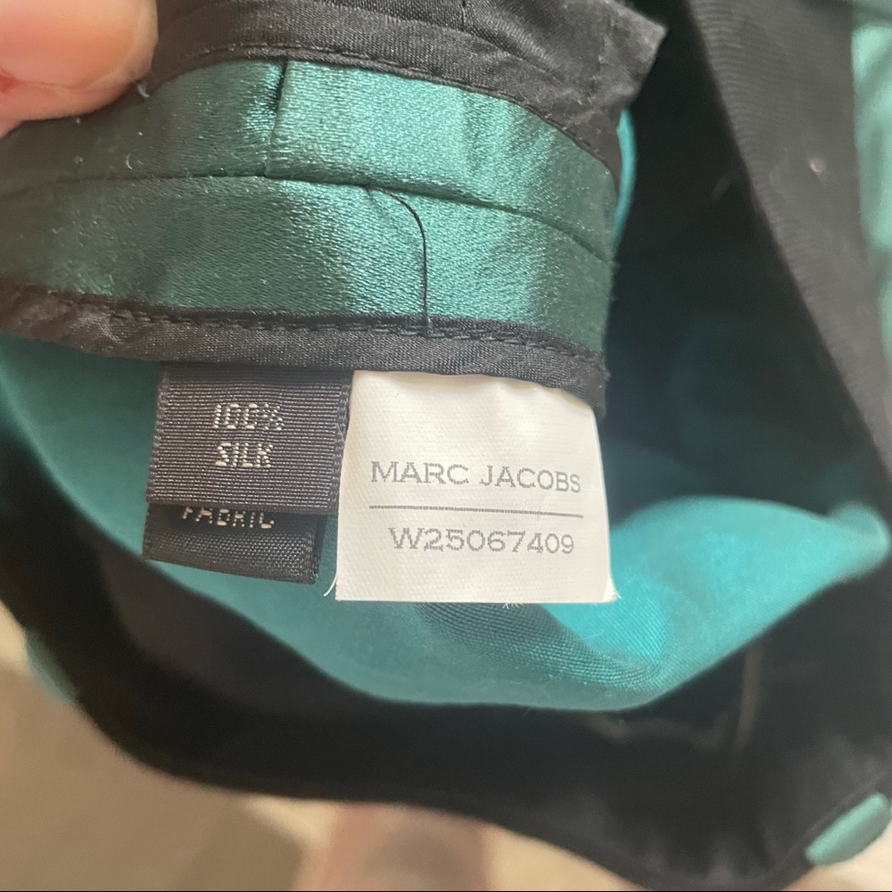 Marc Jacobs | Green Silk Trousers - Picture 5 of 5